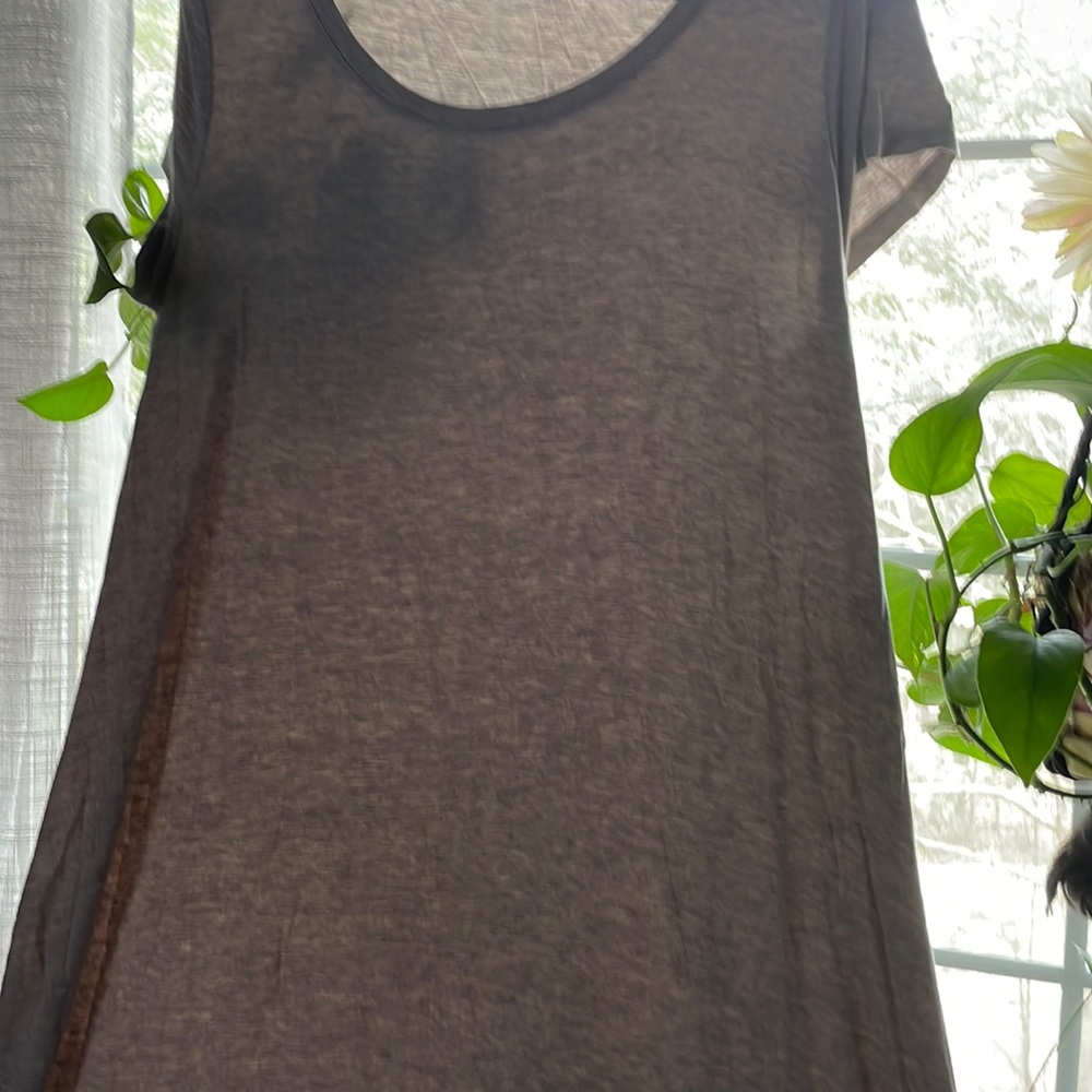 Brand new never worn H by Halston Maci dress tan/gray  size Medium